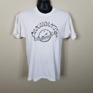 Anachronauts T Shirt Size Medium Vintage‎ 90s Surf Rock Band Single Stitch